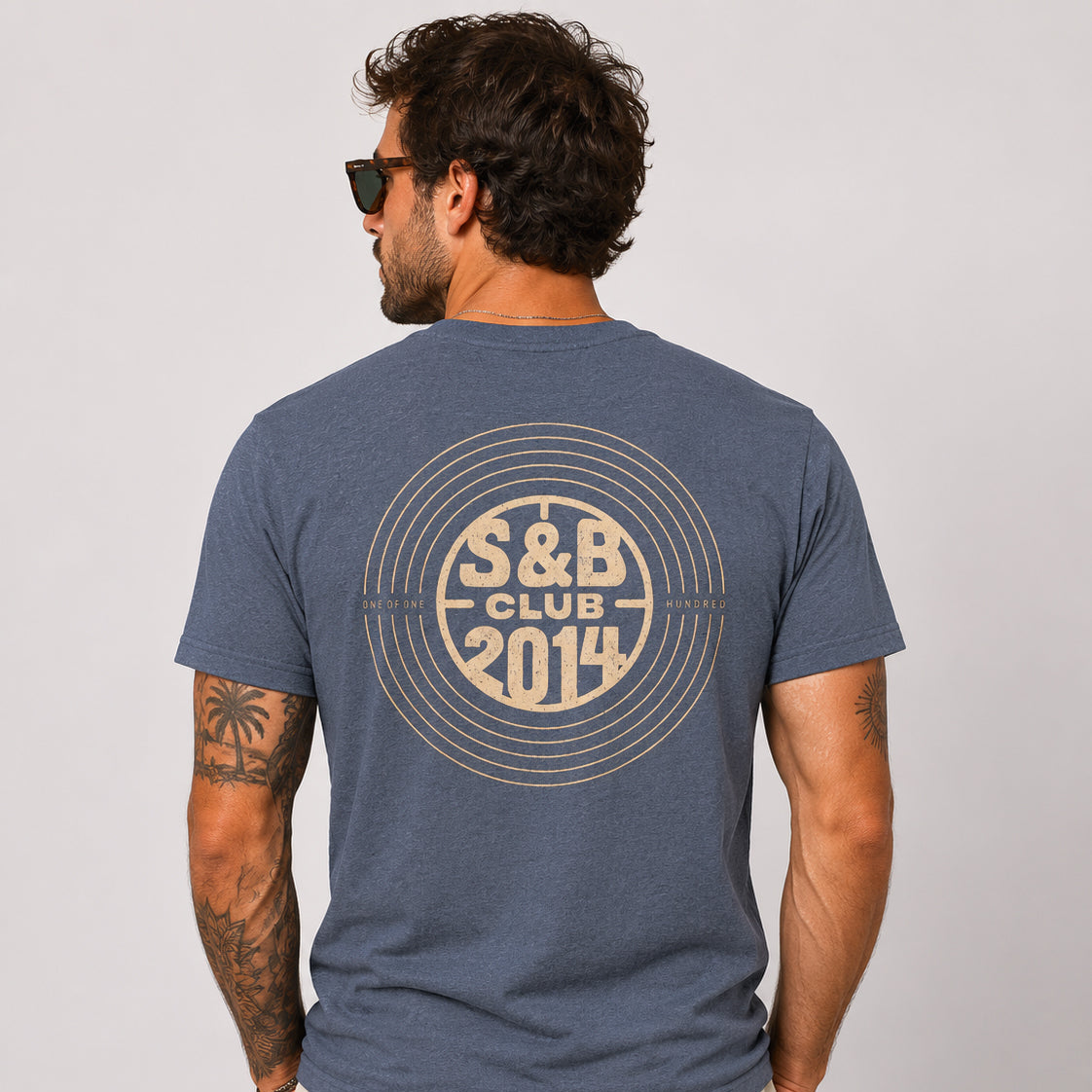 Burner Tee - Heather Navy