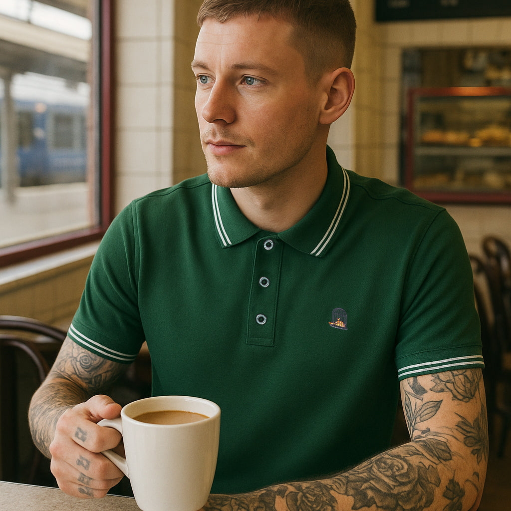 Tuck Polo — Forest Green