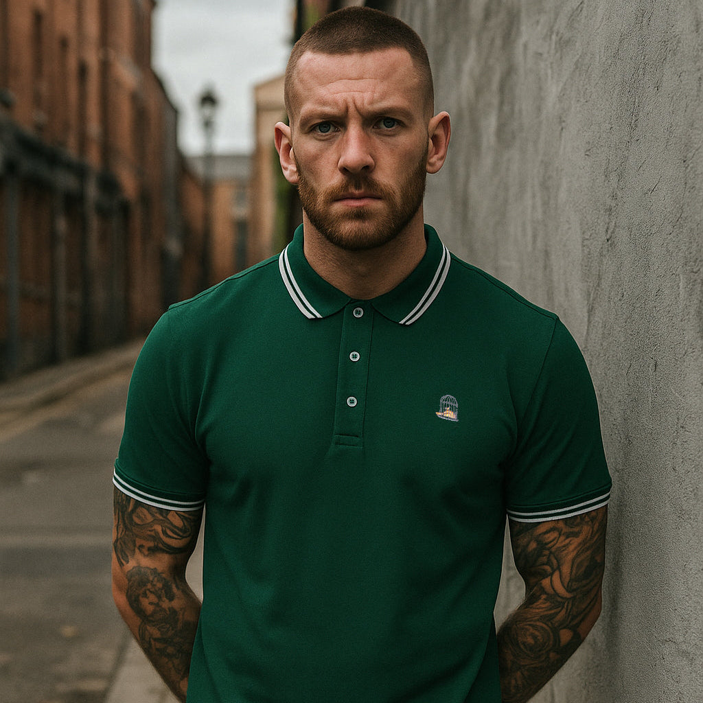 Tuck Polo — Forest Green